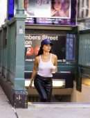 Shanina Shaik Pokies, Out and About in NYC