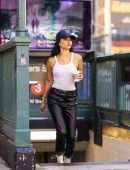 Shanina Shaik Pokies, Out and About in NYC
