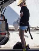 Suki Waterhouse Booty in Innerwear, Cleans her Car Out in Los Angeles