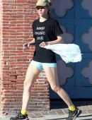Suki Waterhouse Booty in Innerwear, Cleans her Car Out in Los Angeles