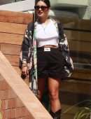 Vanessa Hudgens Leaving a Hotel in Los Angeles