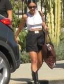 Vanessa Hudgens Leaving a Hotel in Los Angeles