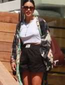 Vanessa Hudgens Leaving a Hotel in Los Angeles