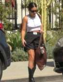 Vanessa Hudgens Leaving a Hotel in Los Angeles