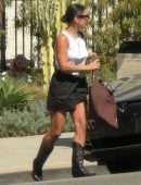 Vanessa Hudgens Leaving a Hotel in Los Angeles