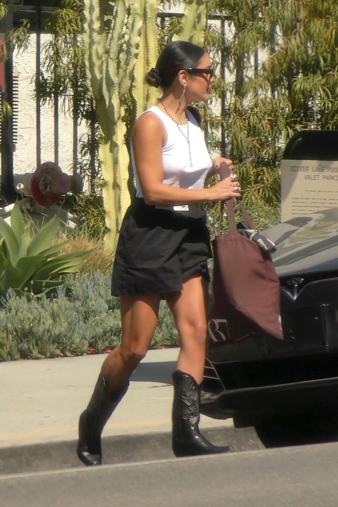 Vanessa Hudgens Leaving a Hotel in Los Angeles