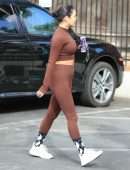 Vanessa Hudgens and GG Magree Outside Dogpound Gym in West Hollywood