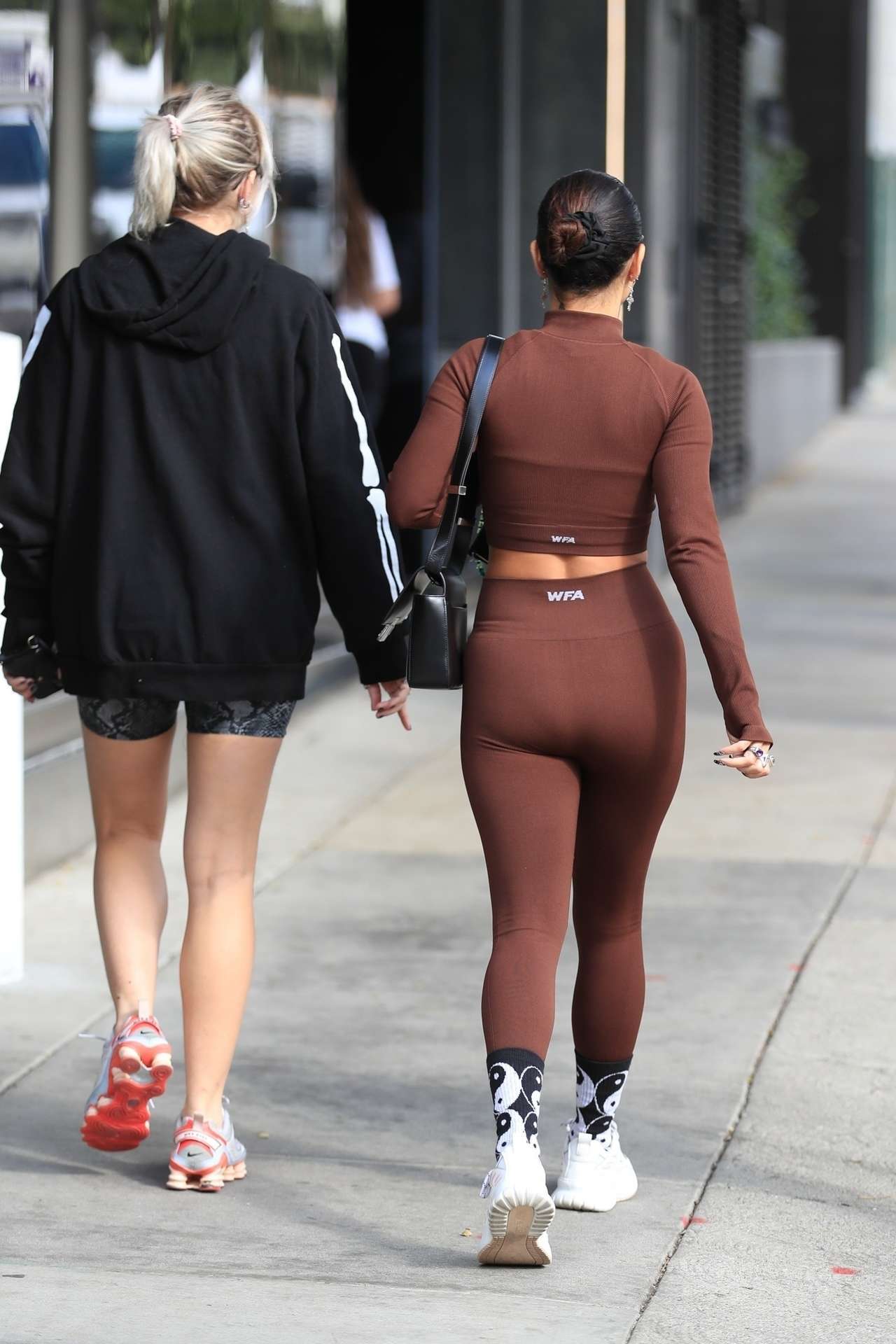 Vanessa Hudgens and GG Magree Outside Dogpound Gym in West Hollywood