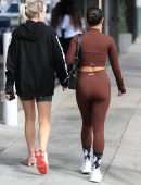 Vanessa Hudgens and GG Magree Outside Dogpound Gym in West Hollywood