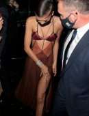 Zendaya Coleman Leggy in a Skimpy Dress at Soho House in London