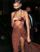 Zendaya Coleman Leggy in a Skimpy Dress at Soho House in London