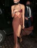 Zendaya Coleman Leggy in a Skimpy Dress at Soho House in London