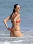 Alessandra Ambrosio Booty in a Bikini on a Beach in Hawaii