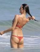 Alessandra Ambrosio Booty in a Bikini on a Beach in Hawaii