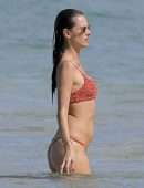 Alessandra Ambrosio Booty in a Bikini on a Beach in Hawaii