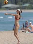 Alessandra Ambrosio Booty in a Bikini on a Beach in Hawaii