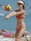 Alessandra Ambrosio Booty in a Bikini on a Beach in Hawaii