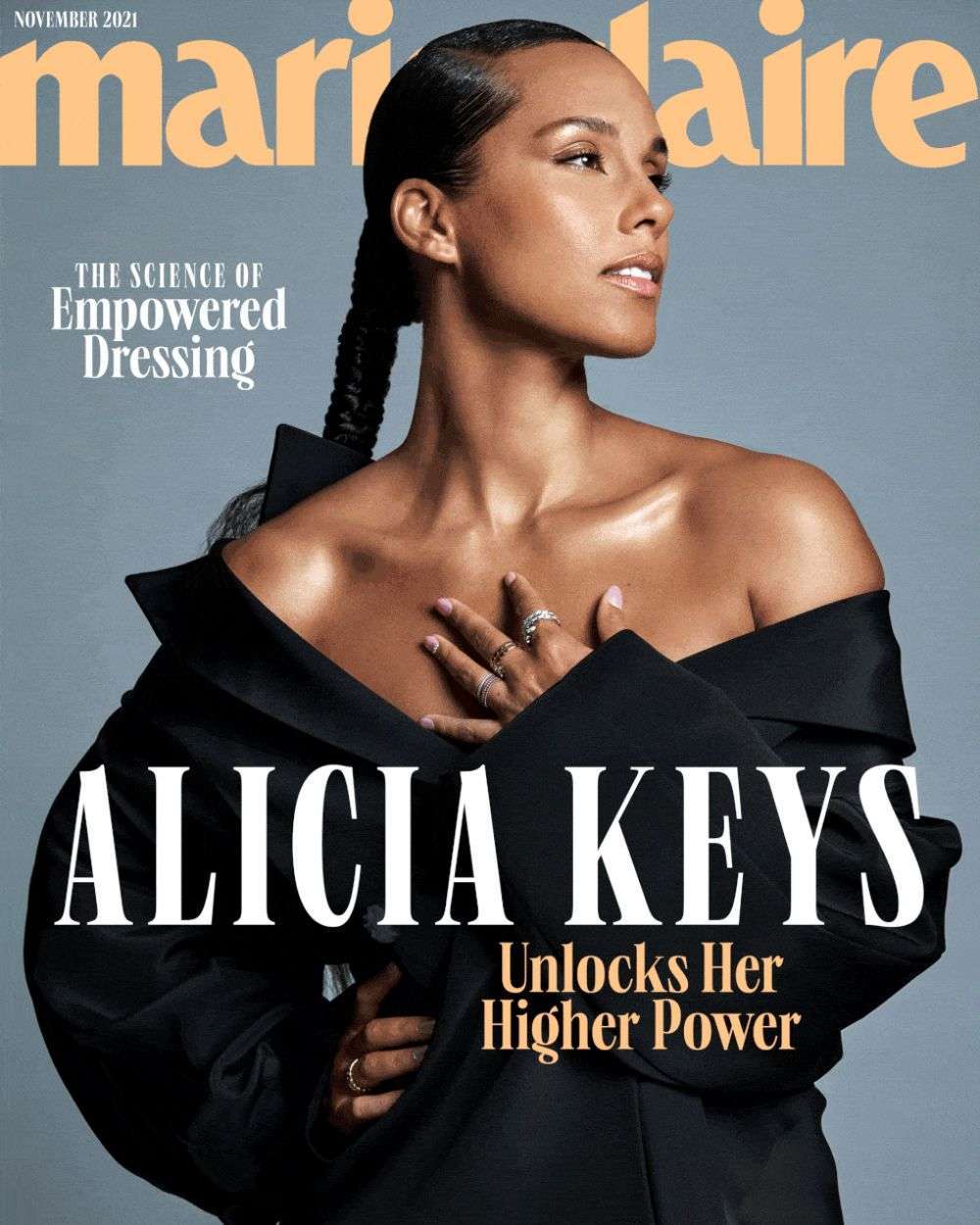 Alicia Keys in Marie Claire Magazine - November 2021