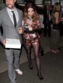 Ashley Benson Cleavage at Paris Hilton’s Wedding Party in Beverly Hills