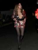 Ashley Benson Cleavage at Paris Hilton’s Wedding Party in Beverly Hills