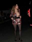 Ashley Benson Cleavage at Paris Hilton’s Wedding Party in Beverly Hills