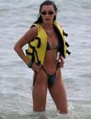 Bella Hadid Booty in a Thong BIkini on the Beach in Miami