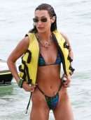 Bella Hadid Booty in a Thong BIkini on the Beach in Miami