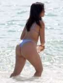Camila Cabello Booty in a Thong Bikini on the Beach in Miami