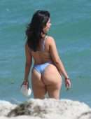 Camila Cabello Booty in a Thong Bikini on the Beach in Miami