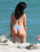 Camila Cabello Booty in a Thong Bikini on the Beach in Miami