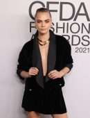 Cara Delevingne at 2021 CFDA Fashion Awards in NYC