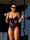 Jessica Alba Booty Thong Bikini at a Pool in Cabo San Lucas