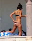 Jessica Alba Booty Thong Bikini at a Pool in Cabo San Lucas