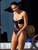 Jessica Alba Booty Thong Bikini at a Pool in Cabo San Lucas