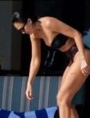 Jessica Alba Booty Thong Bikini at a Pool in Cabo San Lucas