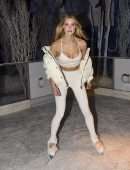Joy Corrigan Beautiful Cleavage at Alo House Winter 2021 in Los Angeles