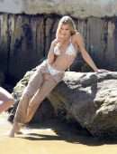 Joy Corrigan Gorgeous in a Tiny Bikini on a Beach in Los Angeles