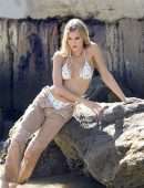 Joy Corrigan Gorgeous in a Tiny Bikini on a Beach in Los Angeles