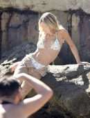 Joy Corrigan Gorgeous in a Tiny Bikini on a Beach in Los Angeles
