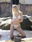 Joy Corrigan Gorgeous in a Tiny Bikini on a Beach in Los Angeles