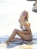 Joy Corrigan Gorgeous in a Tiny Bikini on a Beach in Los Angeles
