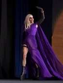 Lady Gaga Leggy and Upskirt at “House of Gucci” Premiere in London