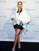 Rita Ora Leggy at Canada Goose Celebrate the Launch of Footwear in London