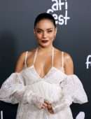 Vanessa Hudgens Gorgeous, Cleavage at “tick, tick…BOOM” Premiere in Hollywood