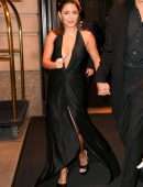 Vanessa Hudgens Upskirt at “tick, tick…BOOM!” Premiere in NEw York