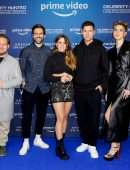 Vanessa Mai Leggy, Attending a Celebrity Hunted Photocall in Berlin