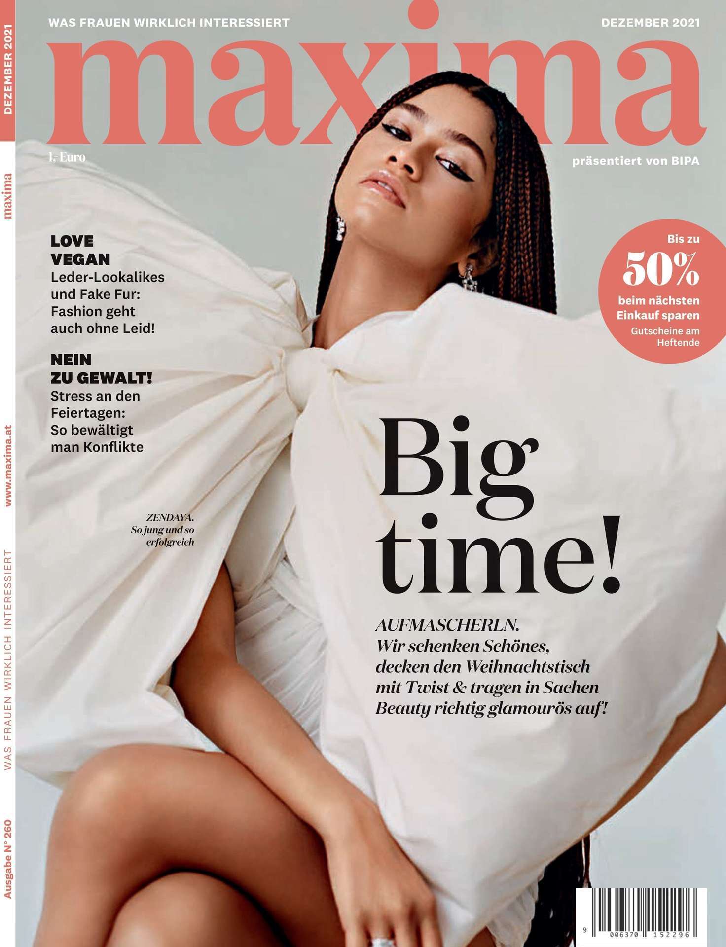 Zendaya Coleman for Maxima Germany - December 2021