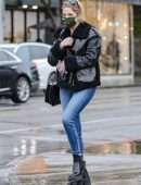 Ashley Benson in Jeans, Out in Beverly Hills