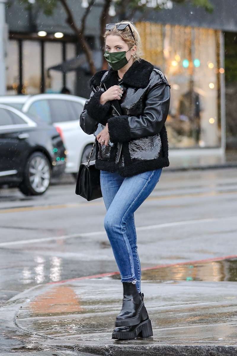 Ashley Benson in Jeans, Out in Beverly Hills
