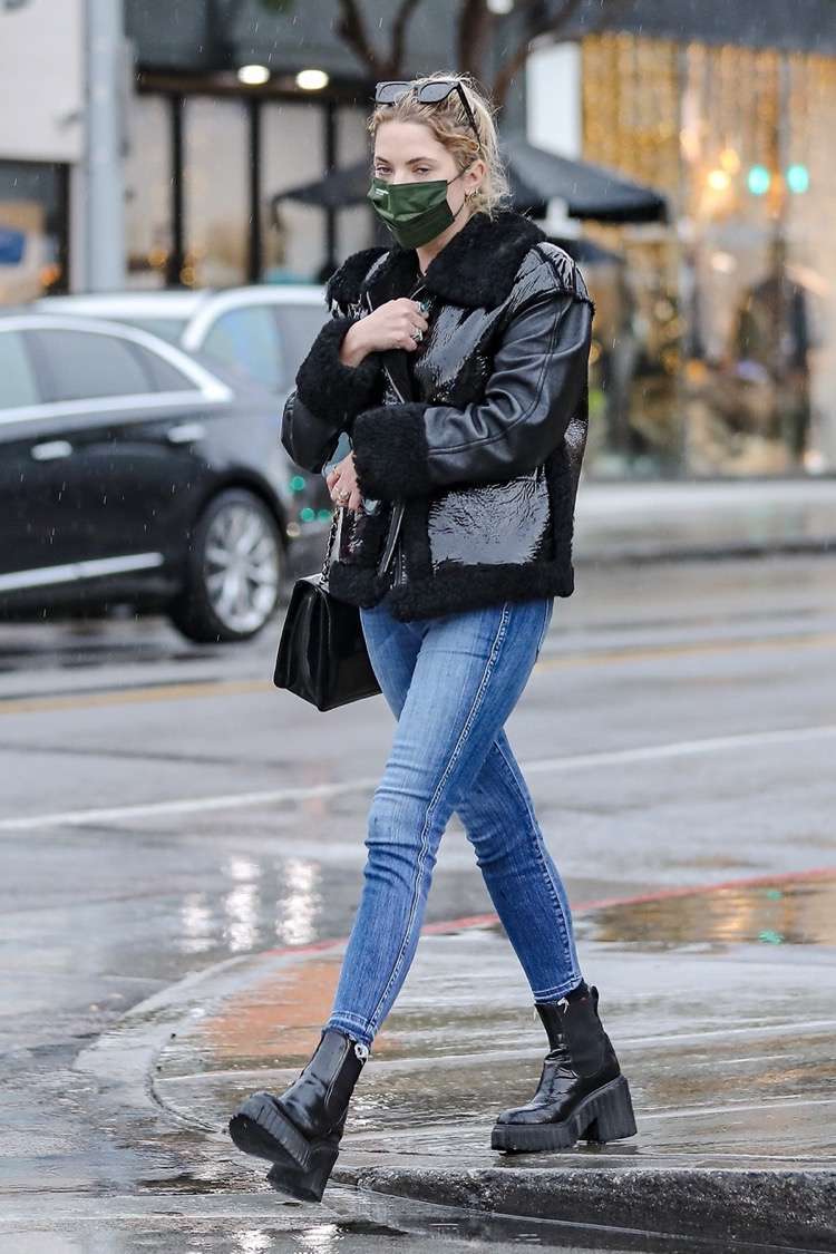 Ashley Benson in Jeans, Out in Beverly Hills